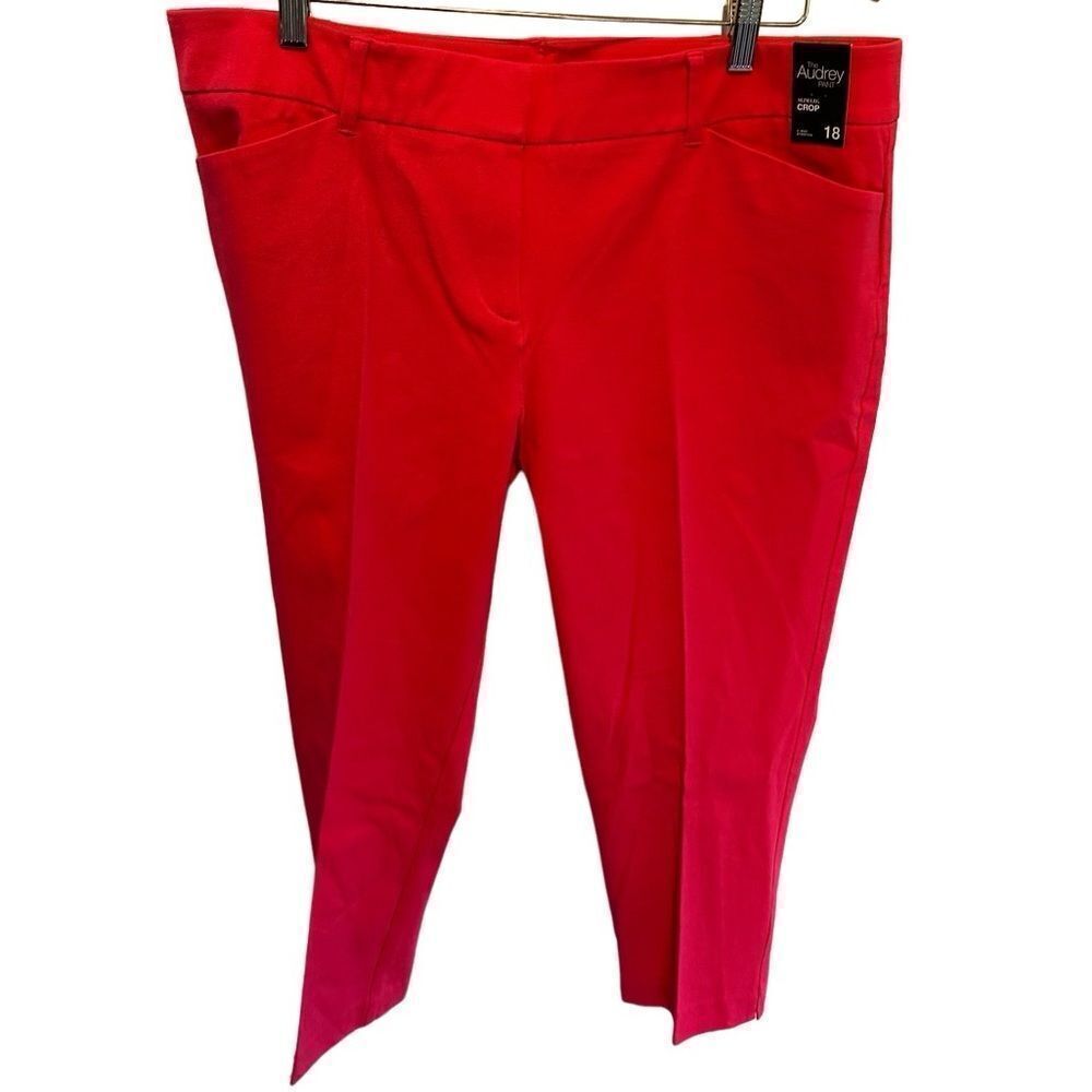 NEW New York & Company Audrey Stretch Slim Leg Crop Pants Size 18